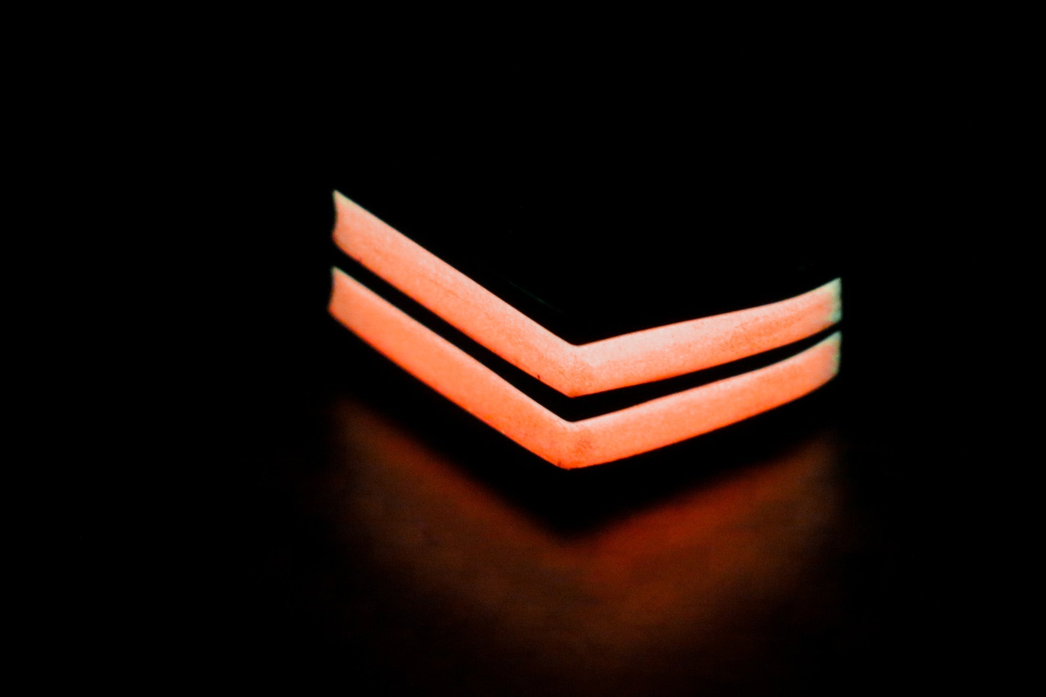 2 Band Super Lume Signet - Silver
