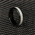 The Black Pearl - Black Ceramic Ring