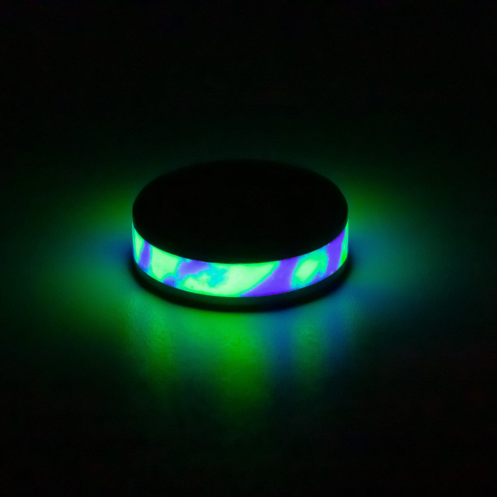 The Joker Super Lume Inlay - Black Ceramic Ring