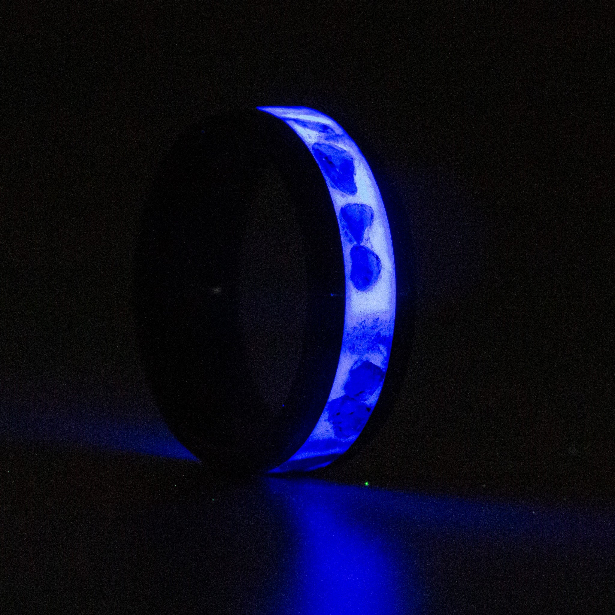 Amethyst Energy - Black Ceramic Ring
