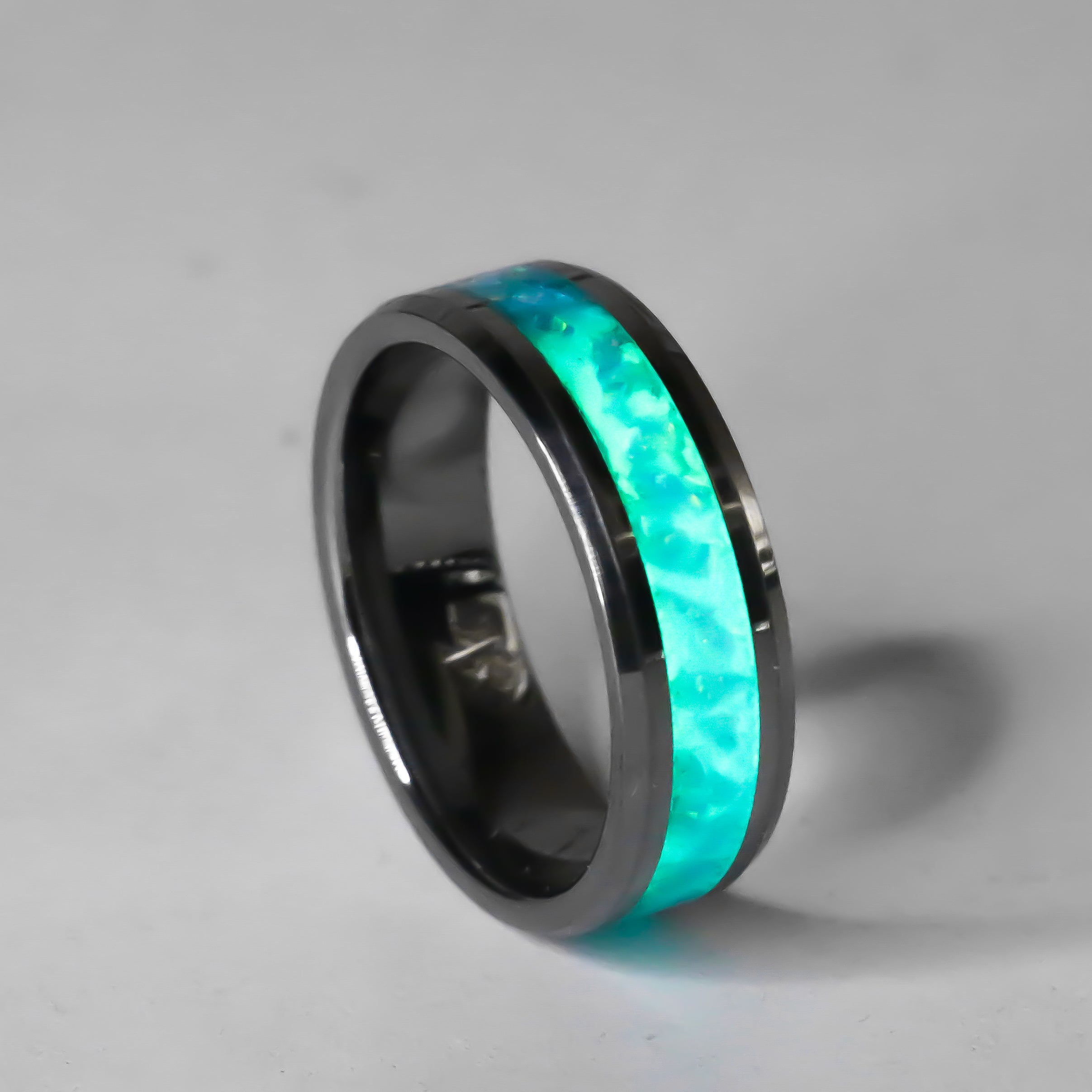 The Alpine River - Tungsten Opal Ring - 10 Spots