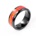 Solar Flare - Black Ceramic Ring