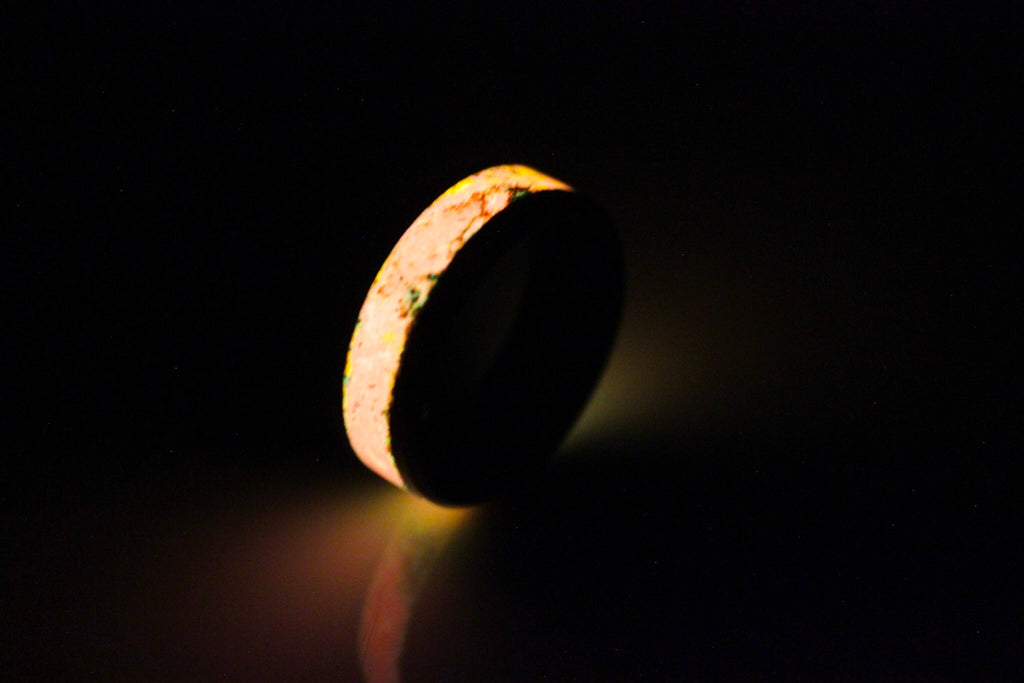 Solar Flare - Black Ceramic Ring